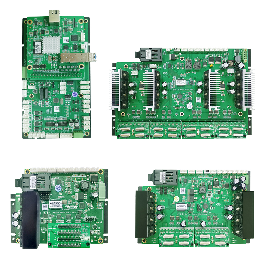 01紡織印染系統(tǒng)的板卡展示