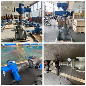 礦用一體式電動閘閥MZ941H-40C|DN200（660V 電